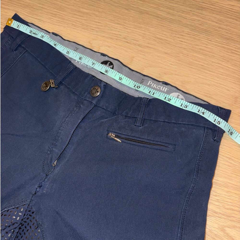 Pikeur navy blue breeches/riding pants womens  size EU 44 (size tag missing) - Picture 4 of 5